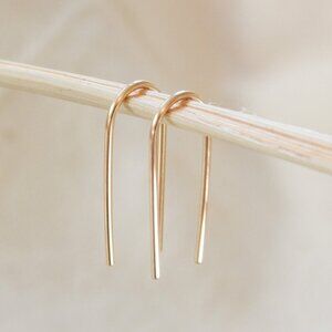 Arc Earrings - Gold or Silver